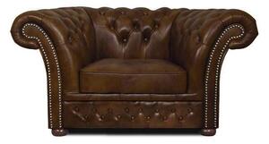 Chesterfield Fotelja Winfield Basic Luxe Leather | 1-sjedište | Cloudy Brown Light