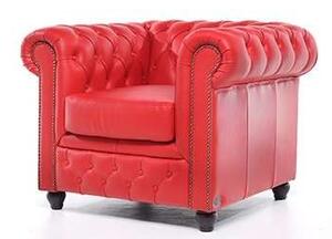 Chesterfield Fotelja Original Leather | 1-sjedište | Red