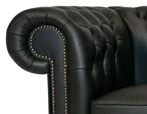 Chesterfield Fotelja First Class Leather | 1-sjedište | Shiny Black