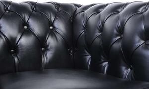 Chesterfield Fotelja Original Leather | 1-sjedište | 1-sjedište | Black