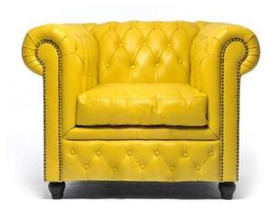 Chesterfield Fotelja Original Leather | 1-sjedište | Yellow