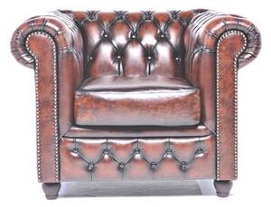 Chesterfield Fotelja Original Leather | 1-sjedište | Wash Off Brown