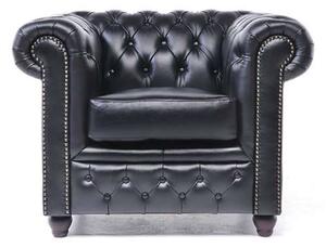 Chesterfield Fotelja Original Leather | 1-sjedište | 1-sjedište | Black