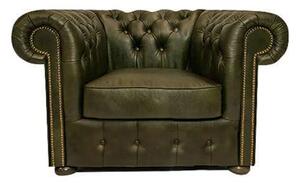 Chesterfield Fotelja Class Leather | 1-sjedište | Moss Green