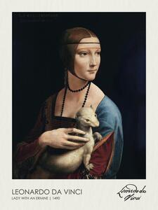 Reprodukcija The Lady with an Ermine (1490), Leonardo Da Vinci