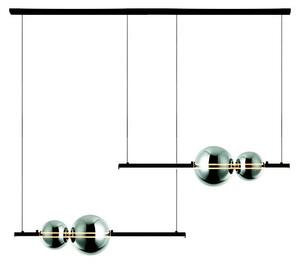Zambelis 22234 - LED Prigušivi luster na sajli LED/22W/230V crna