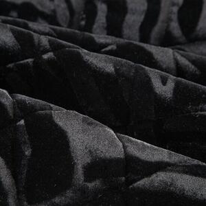 Crni prekrivač KRISTIN in fine velvet