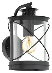 Eglo Vanjska zidna svjetiljka (60 W, 200 x 200 x 280 mm, Crne boje, IP44)