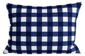 Jastučnica od mikrovlakana NAVY GINGHAM 70x90 cm, plavo-bijela