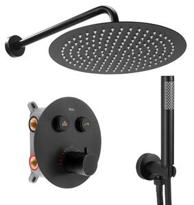 Ugradbeni tuš set Lungo Black Matt BOX