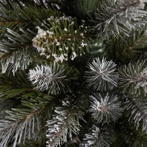 Debela božićna smreka sa snijegom prekrivenim granama 220 cm