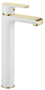 Rea Bloom White Gold Wysoka umivaonik slavina