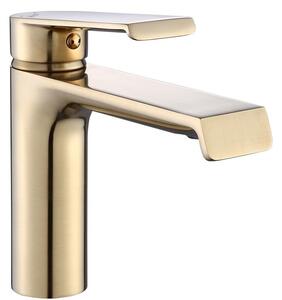 Rea Hass Gold Brushed niska miješalica za umivaonik