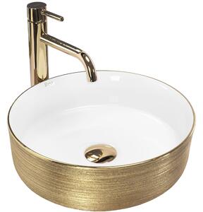 NADGRADNI UMIVAONIK Rea Sami White Brush Gold