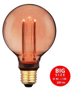 LED Žarulja DECO VINTAGE G80 E27/4W/230V 1800K