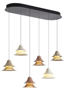 Viseća svjetiljka višebojna uklj. LED prigušiva 6-svjetla Easylift - Witch