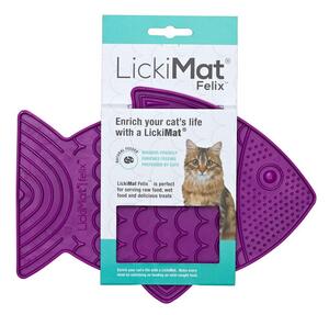 Podloga za lizanje za mačke Felix Purple - LickiMat