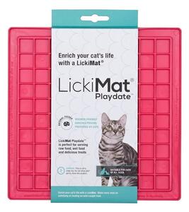 Hranilica/podloga za lizanje za ljubimce Playdate Pink – LickiMat