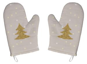 Kuhinjske rukavice u setu 2 kom s božićnim motivom – Butter Kings