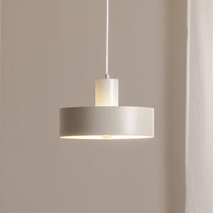 SIGMA Viseća svjetiljka Rif M, taupe, 1 žarulja, Ø 25 cm, čelik, prigušiva, Bež, Dnevni boravak/blagovaonica, Metal