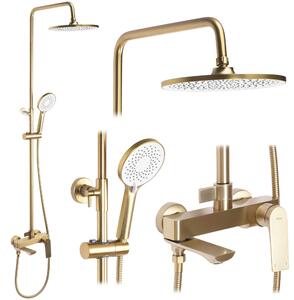 Tuš set REA AVALON GOLD BRUSH