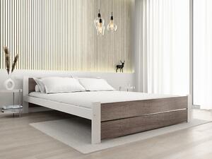 Krevet IKAROS DOUBLE 180 x 200 cm, bijela/tartuf hrast Podnica: Bez podnice, Madrac: Bez madraca