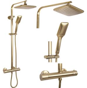 Tuš set REA Tom brush gold