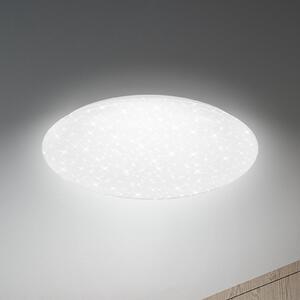 Briloner Lumenia LED stropna svjetiljka, Ø 38 cm, 25 W, zvjezdano nebo, prigušiva, Bijela, Područje hodnika, Plastika