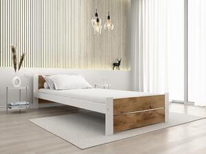 Krevet IKAROS DOUBLE 90 x 200 cm, artisan hrast/bijela Podnica: Bez podnice, Madrac: Bez madraca