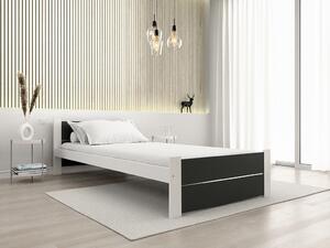 Krevet IKAROS DOUBLE 90 x 200 cm, antracit/bijela Podnica: Bez podnice, Madrac: Bez madraca