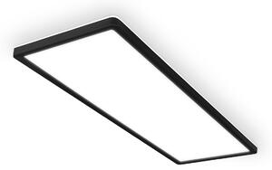 Briloner Stropna LED svjetiljka Tava, 58 x 20 cm, plastika, crna, Crno, Dnevni boravak/blagovaonica, Plastika