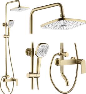 Tuš set REA STORM GOLD BRUSH