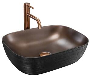 Nadgradni umivaonik Rea Belinda COPPER BRUSH / Black