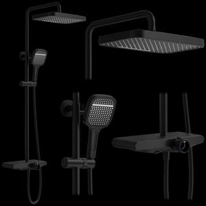 Tuš set REA Bari Black