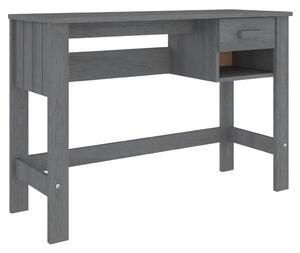 VidaXL Radni stol HAMAR tamnosivi 110 x 40 x 75 cm od masivne borovine