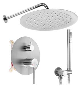 Komplet tuša u ravnini Rea Foss Clif Nickel Brush + BOX