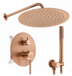 Komplet tuša u ravnini Rea Foss Clif Brush Copper + BOX