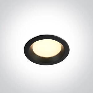 STROPNA UGRADBENA LED SVJETILJKA CRNA 10W CCT IP54 230V 900lm DM10110BX/B/V