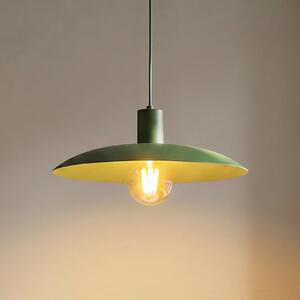 TK Lighting Astra viseća lampa, zelena, metal, Ø 41 cm, E27, prigušiva, Zelena, Dnevni boravak/blagovaonica, Metal