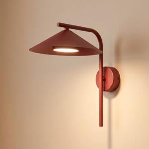 TK Lighting Zidna svjetiljka Lume S, bordo, metal, visina 31 cm, GX53, prigušiva, Crvena, Dnevni boravak/blagovaonica, Metal