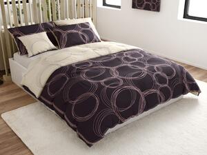 Pamučna posteljina BUBBLES BLEND crna Dimenzije posteljine: 70 x 90 cm | 140 x 200 cm