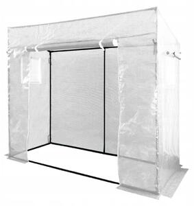 Vrtna bijela folija za rajčice 200 x 77 x 168 cm