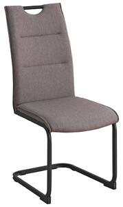 STOLICA siva, crna metal, tekstil