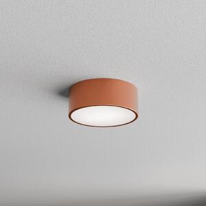 Cleo 200 stropna svjetiljka, bakar, senzor, IP54, Ø 20 cm, metal