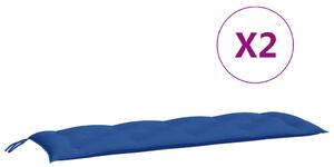 VidaXL Jastuk za vrtnu klupu plavi 150 cm od tkanine Oxford