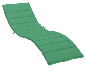 VidaXL Jastuk za ležaljku zeleni 200 x 60 x 3 cm od tkanine Oxford