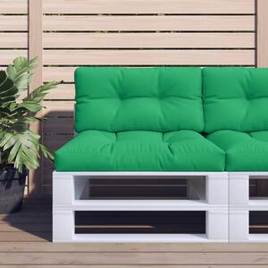 VidaXL Jastuk za palete zeleni 80 x 40 x 12 cm od tkanine