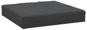 VidaXL Paletni podni jastuk od tkanine 60 x 60 x 8 cm crni