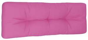 VidaXL Jastuk za palete ružičasti 120 x 40 x 12 cm od tkanine