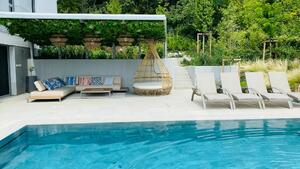 Luksuzni vrtni sofa set od 4 elementa (bež) - Saint Tropez